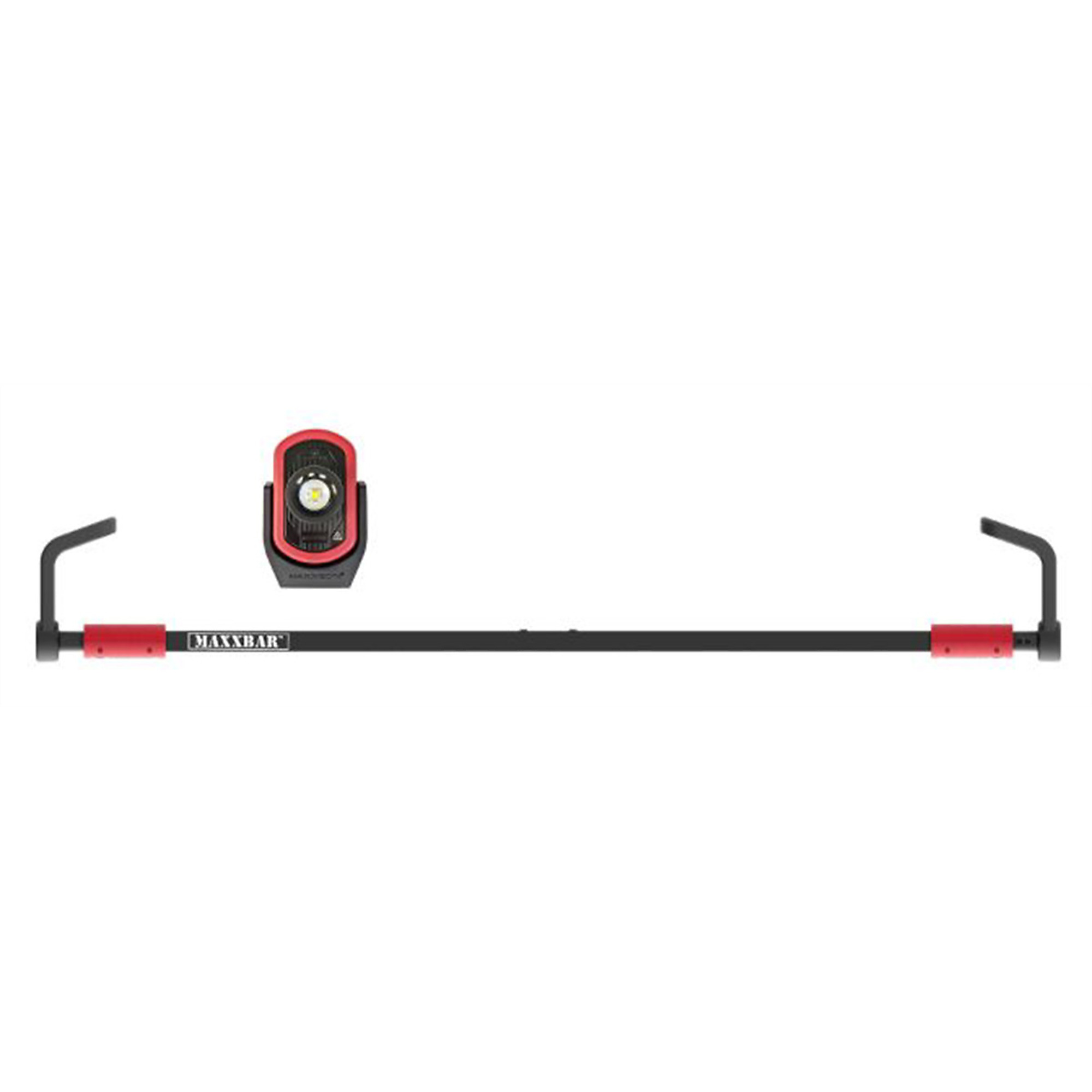 Maxxeon Adjustable Steel Hood Bar with Work Light — Model# MXN90004